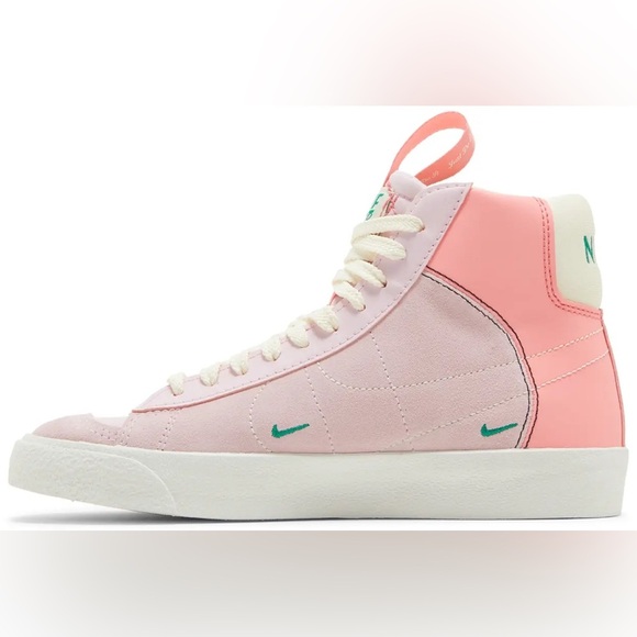 Nike Blazer Mid '77 High Top Shoes SE GS Dance Pink Foam Big Kid - Picture 3 of 9
